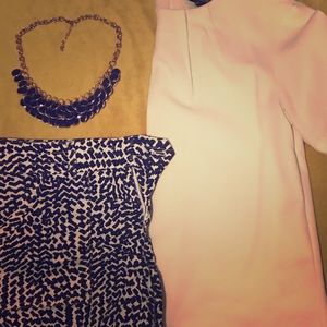 Black and white shorts